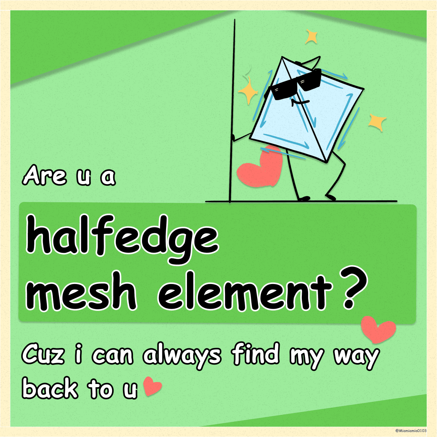 Halfedge Valentine